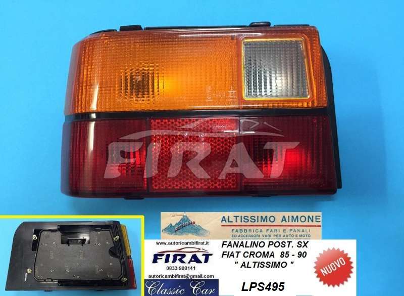 FANALINO FIAT CROMA 85 - 90 POST.SX ALTISSIMO LPS495